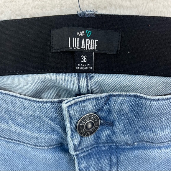 Lularoe Jeans Womens Size 36 Magic Waist Stretch Medium Wash Blue Denim L-162152 - Picture 5 of 12